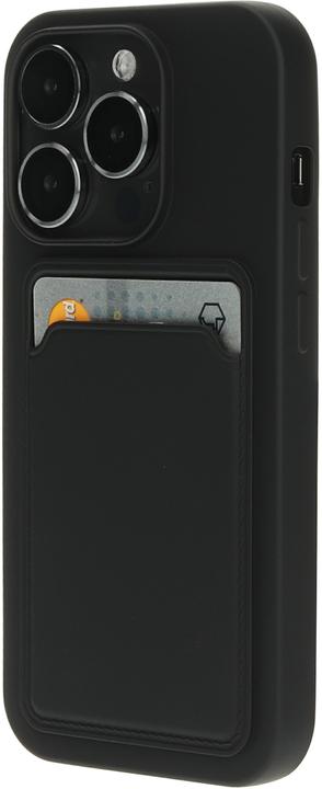 Produktbild Mobiparts Classic TPU Case with Cardholder Apple iPhone 15 Pro Matt Black (Apple iPhone 15 Pro)