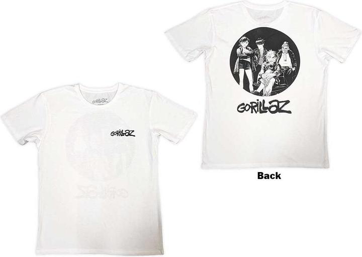 Gorillaz Song Machine Brush Logo Back Print