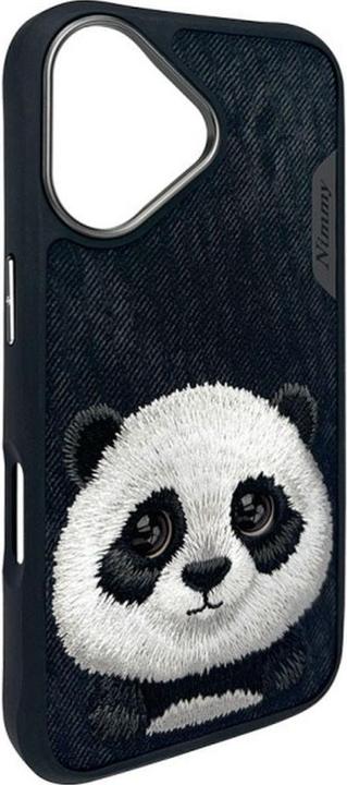 Produktbild Mocco Nimmy case iPhone 16 6.1" black Big Eyed Pet 2.0 Panda (Apple iPhone 16)