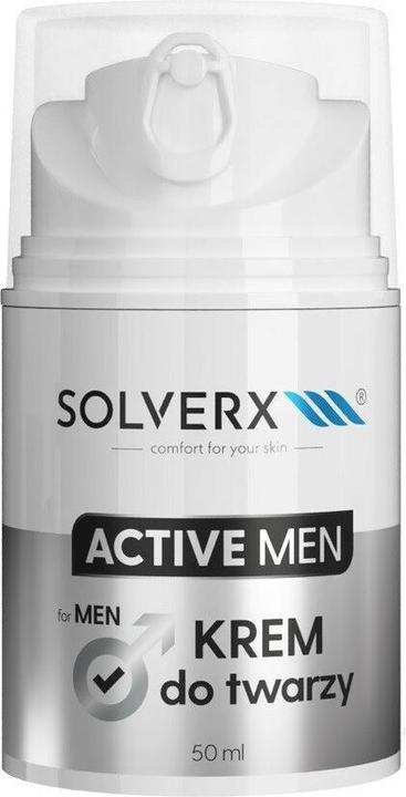 Actual product image Solverx Active Face Cream For Men 50Ml (50 ml, Day cream)