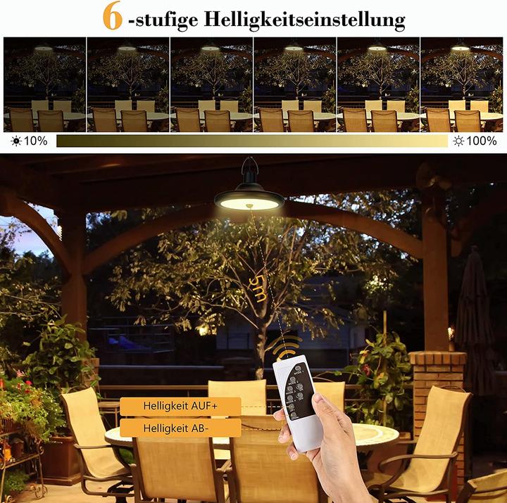 Produktbild Jackyled Hängende Solarlampe mit Bewegungssensor