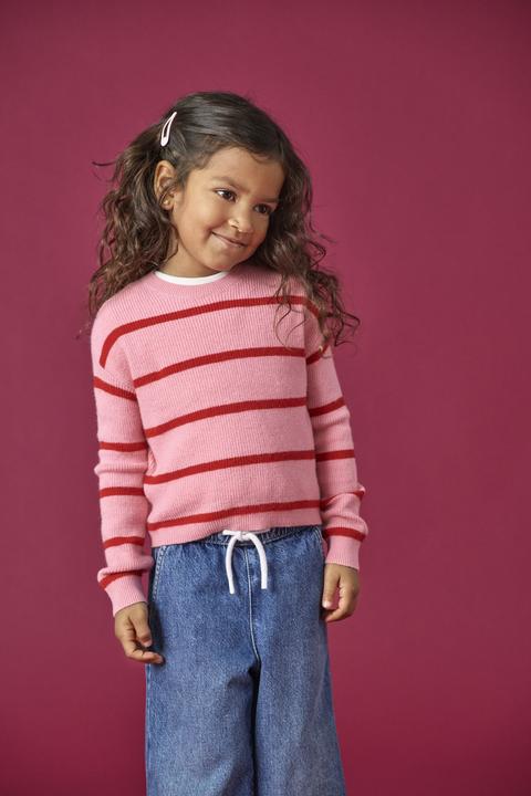 Actual product image Only Kmgfranca Life Short Ls Stripe Knt Noos (116)