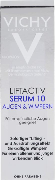 Immagine prodotto Vichy Lift Active Serum 10 Occhi e Ciglia (Siero, 15 ml, Giorno + Notte)