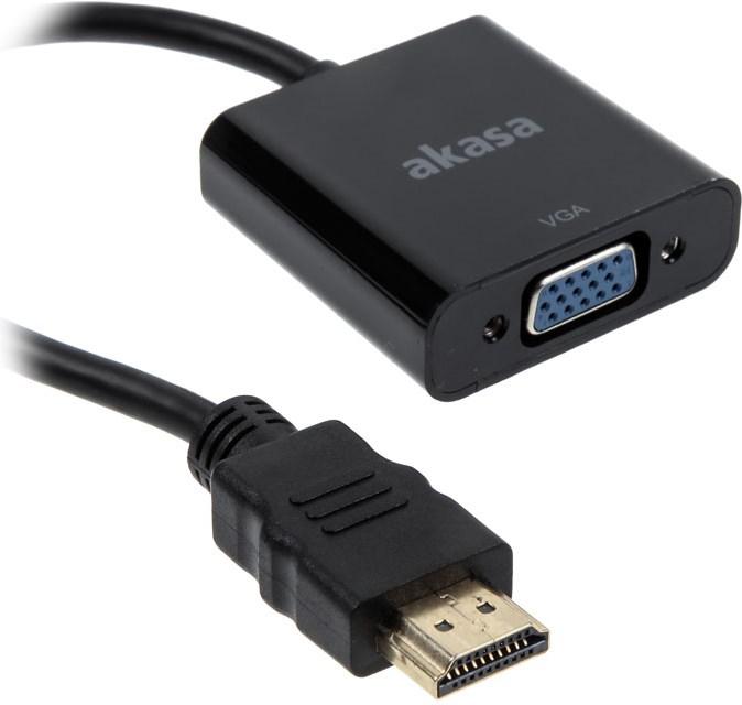 Actual product image Akasa HDMI (Typ A) — VGA (HDMI, 20 cm)