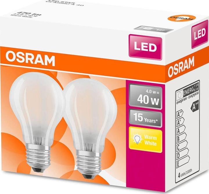 Produktbild Osram Star Classic (E27, 4 W, 470 lm, 3 x, E)