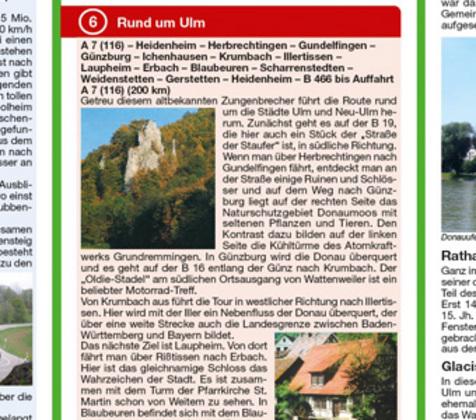 Produktbild Motorradkarte Schwäbische Alb 1 : 200 000 200000