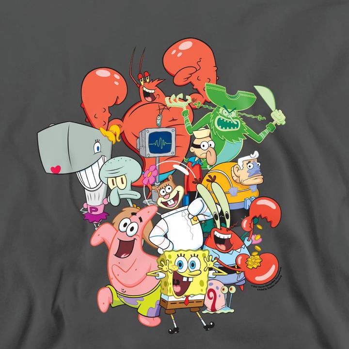 Immagine prodotto Spongebob Squarepants The Whole Gang Felpa Adulto Unisex (M)