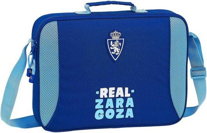 Real Zaragoza Schultasche Blau Hellblau (38 x 28 x 6 cm) (6 l)