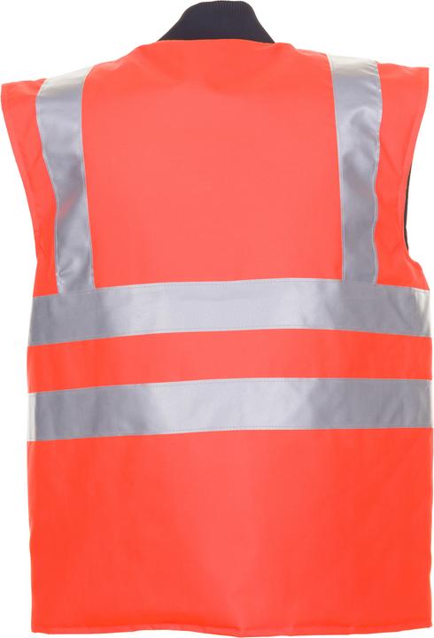 Actual product image Planam High visibility winter waistcoat uni orange M (M)