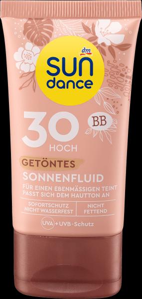 Actual product image dm Sundance Sonnenfluid (Suntan cream, SPF 30, 50 ml)