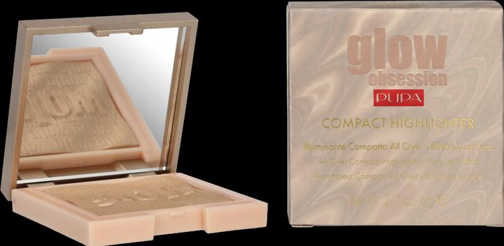 Productafbeelding Pupa Milano Pupa Glow Obsession Compact Highlighter 100 Licht Goud 6g (#100 Licht, Markeerstift, 6 g)