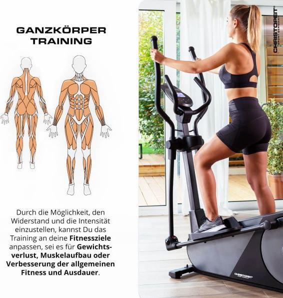 Produktbild Christopeit Crosstrainer Ergometer EL 8000