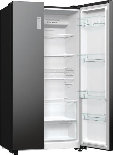 Actual product image Hisense RS711N4AFE - Amerikaanse Koelkast - Zwart (550 l)
