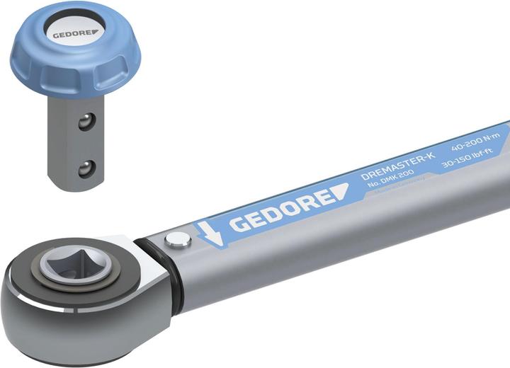 Produktbild Gedore DMK 200 Drehmomentschlüssel DREMASTER® K 40-200 Nm (1/2", 40 Nm, 200 Nm)