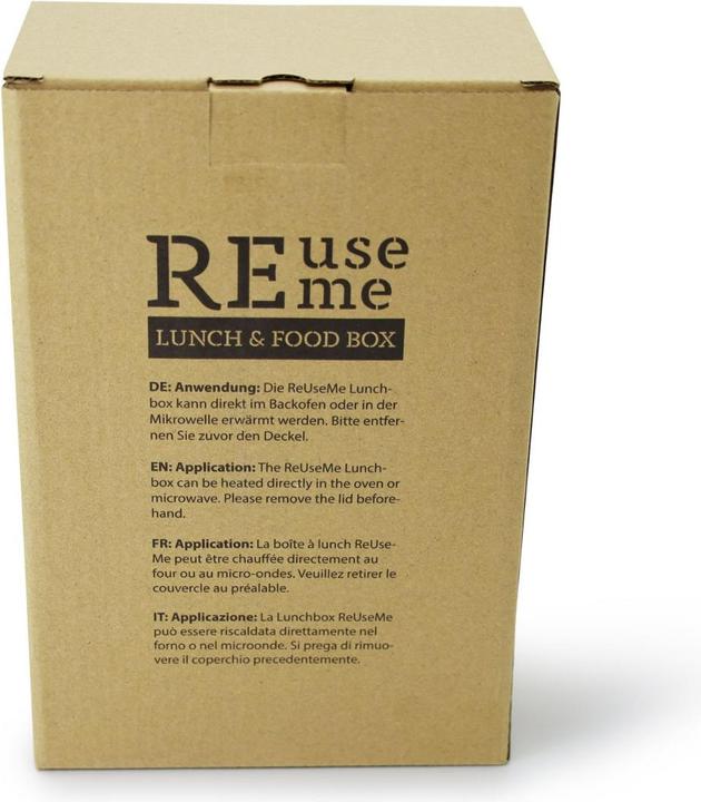 Produktbild ReUseMe Lunchbox & Foodbox Backofen und Mikrowellen geeignet