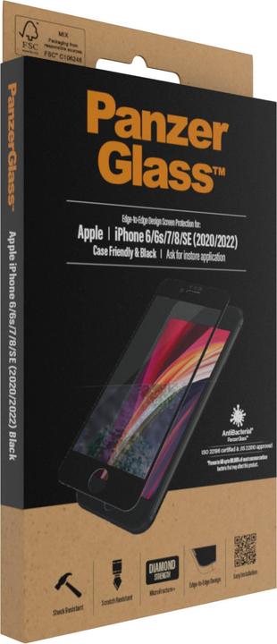 Produktbild PanzerGlass Case Friendly (1 Stück, Apple iPhone 7, Apple iPhone 6s, Apple iPhone 8, Apple iPhone 6, Apple iPhone SE)
