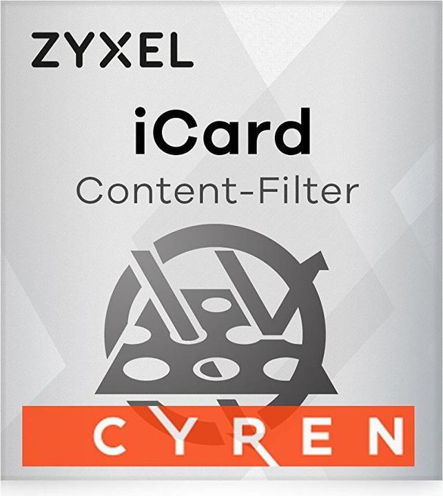 Image du produit Zyxel iCard Cyren CF USG110, 1 an (1 Dispositifs, 12 mois)