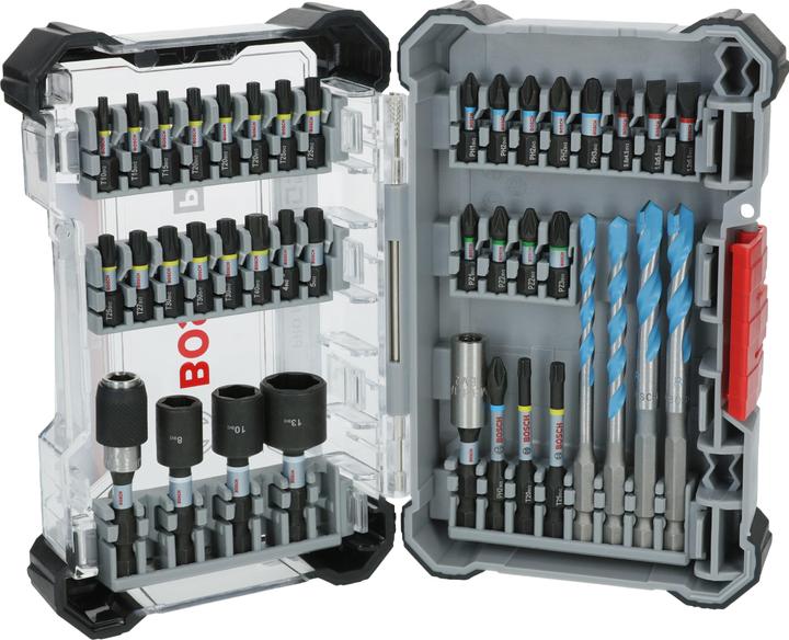 Produktbild Bosch Professional Zubehör PRO Impact Schrauberbits und Multi Construction Bohrer Mixed Set, 40-tlg.