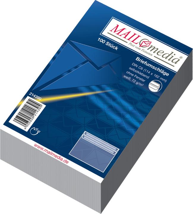 Produktbild Elepa Couvert ohne Fenster (C6, 100 x)