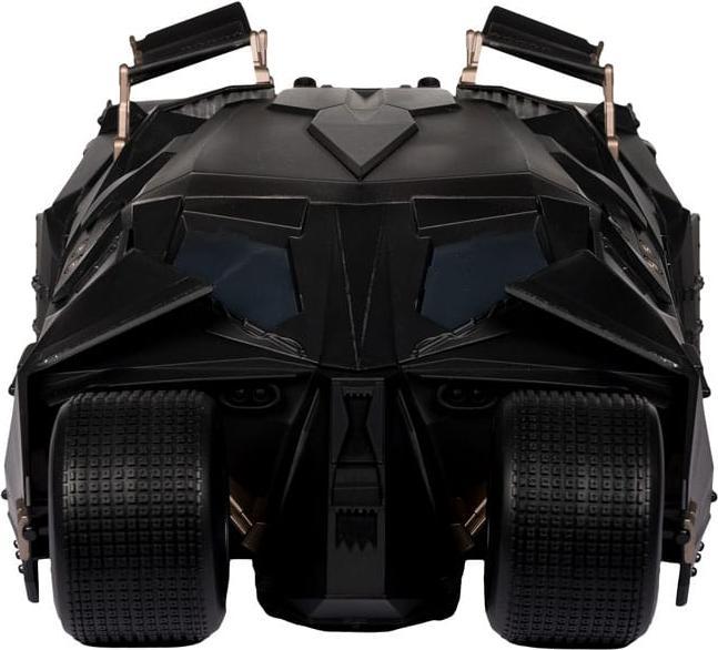 Actual product image McFarlane DC Multiverse Vehicle Tumbler with Lucuis Fox (The Dark Knight) (Gold Label)