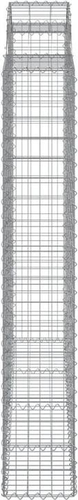 Produktbild VidaXL Gabionen mit Hochbogen 11Stk. 200x50x180/200cm Verzinktes Eisen
