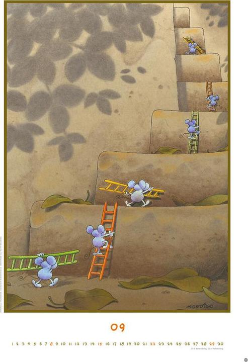 Produktbild Heye Bildkalender Best of Mordillo Edition (37 x 53.5 cm, Deutsch)