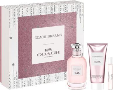 Coach Dreams by 3.0 oz EDP Spray 7.5ml - 3.3 oz Body Lotion New Women's Set (Eau de Parfum)