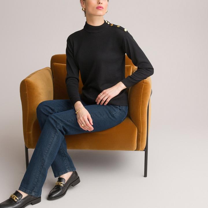 Immagine prodotto Anne Weyburn Maglia a maglia fine con collo alto (42)