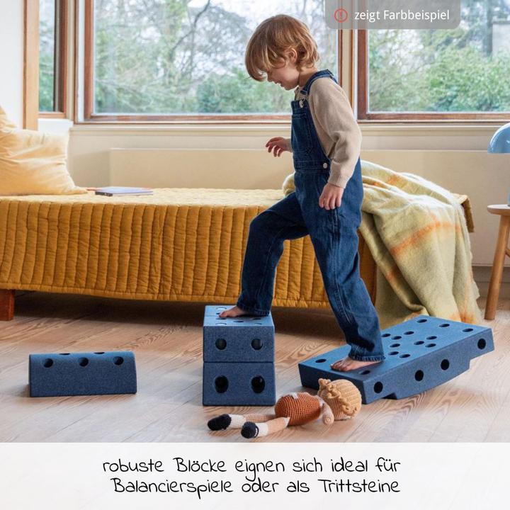 Produktbild Modu Dreamer-Set - XXL Bauset Balance-Spielzeug, Rutscher, Wippe