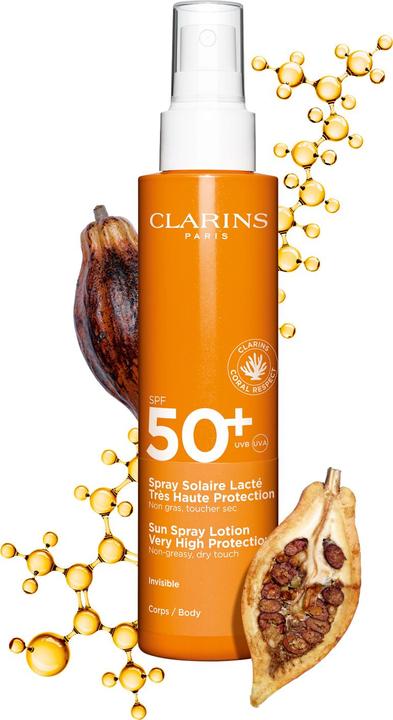 Actual product image Clarins Sun - SUN CARE BODY LOTION SPF50+ (Sun lotion, SPF 50+, 150 ml, 203 g)