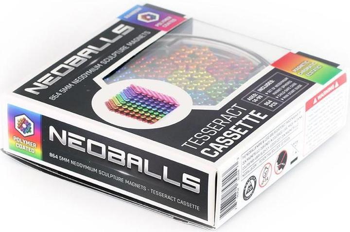 Image du produit Neoballs Aimants sphere arc-en-ciel - Cassette Tesseract