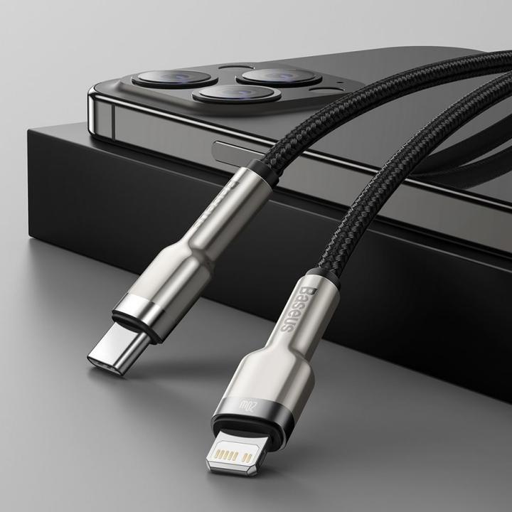 Actual product image Baseus USB C – Lightning (0.25 m, USB 3.0, 20 W)