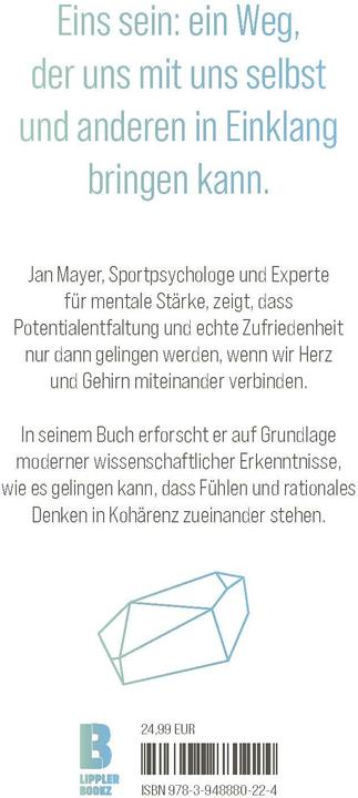 Produktbild Eins Sein (Deutsch, Jan Mayer, Julia Becker, 2025)