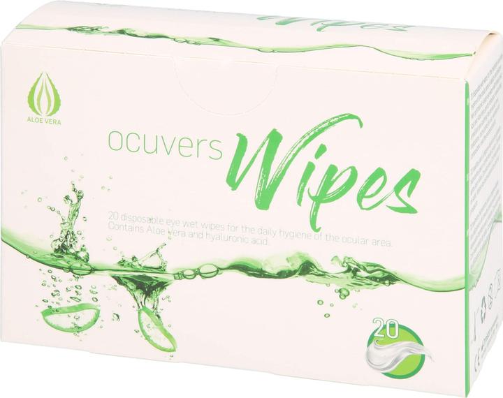 Innomedis Ocuvers Wipes Reinigungstücher Btl 20 Stk (Pflegestift, 683.10 ml, Tag + Nacht)