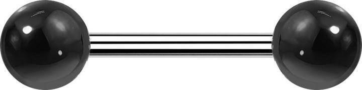 Image du produit Star Piercing Barbell avec deux boules de pierre d'agate (sans laiton)