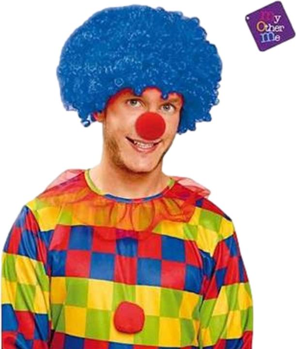 Image du produit My Other Me perruque de cheveux bleus bouclés 80 g