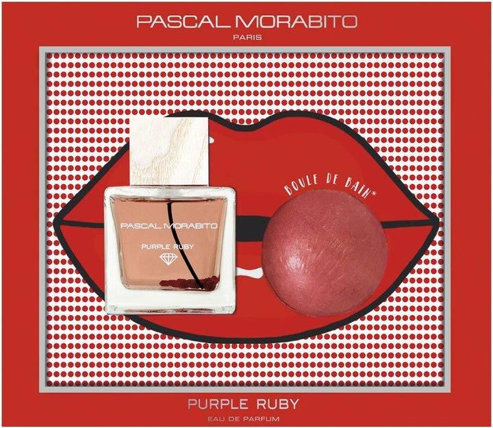 Immagine prodotto Pascal Morabito Eau De Parfum 95ml e set regalo di bombe da bagno Purple Ruby (Set profumo)