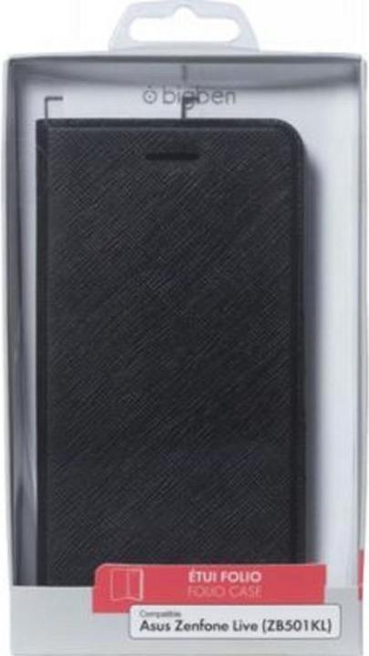 Image du produit Bigben Housse pour Asus Zenfone Live ZB501KL Folio avec porte-carte et support vidéo (Asus Zenfone Live)