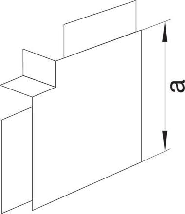 Produktbild Hager TEH LF6011059016 Flachwinkel halogenfrei zu LeitungsfÃ¼hrungskanal LF/FB 60x110mm (11 cm)