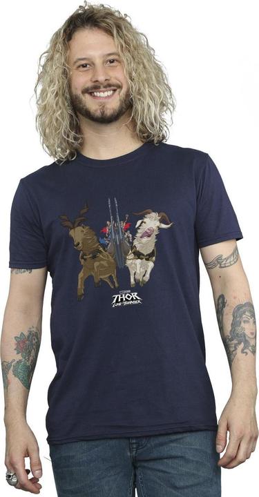 Produktbild Thor Love And Thunder Viking Ship TShirt (3XL)