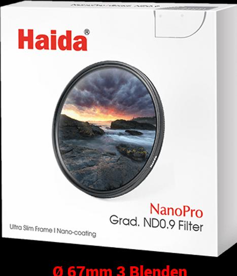 Produktbild Ikan Grauverlaufsfilter 67 mm ND 0.9 von Haida (67 mm, ND- / Grauverlauffilter, 67 mm)
