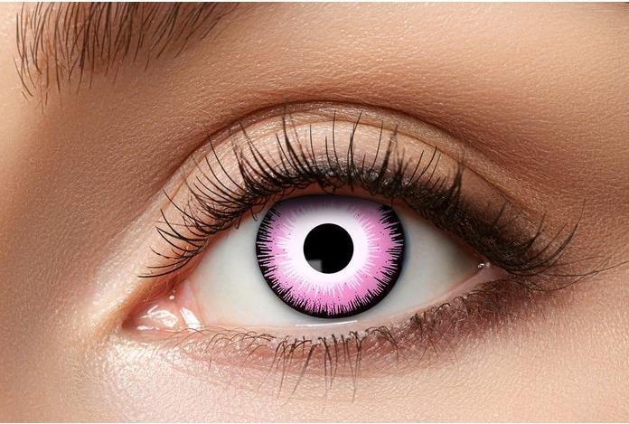 Actual product image Fasnacht Contact lenses pink eye (Pink)