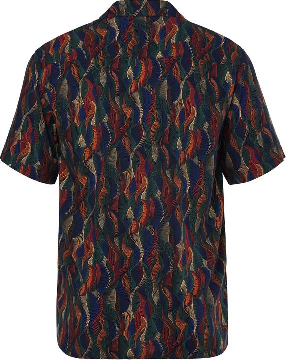 Produktbild Men+ Viskose-Hemd, Halbarm, Alloverprint, Cubakragen, Cuba Fit (8XL)