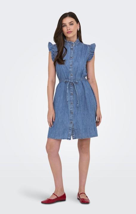 Produktbild Only Onlshania S/L Frill Dnm Dress Akm (XS)