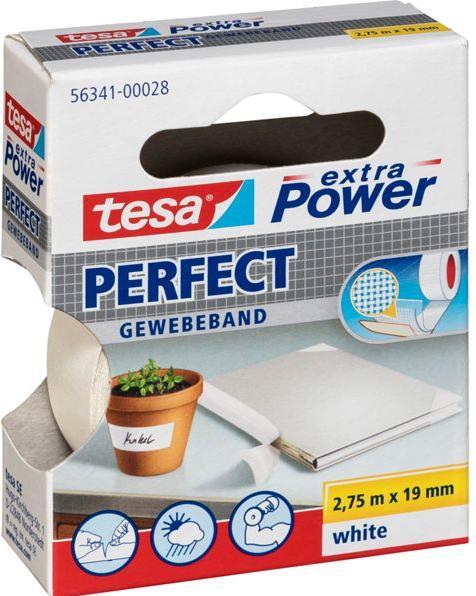 Image du produit tesa EXTRA POWER PERFECT Bande tissée, Ductape renforcé de tissu (19 mm)