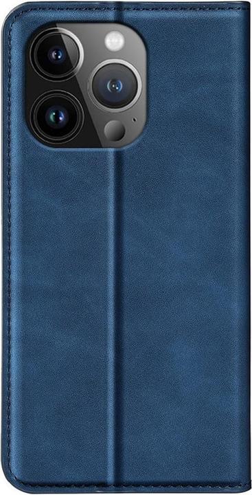 Actual product image Cover-Discount iPhone 15 Pro Max - Stand Flip Case Cover blue (Apple iPhone 15 Pro Max)