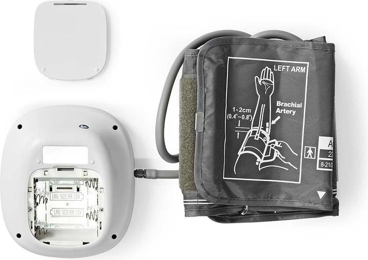 Actual product image Nedis Blood Pressure Monitor Upper Arm White (Blood pressure monitor upper arm)