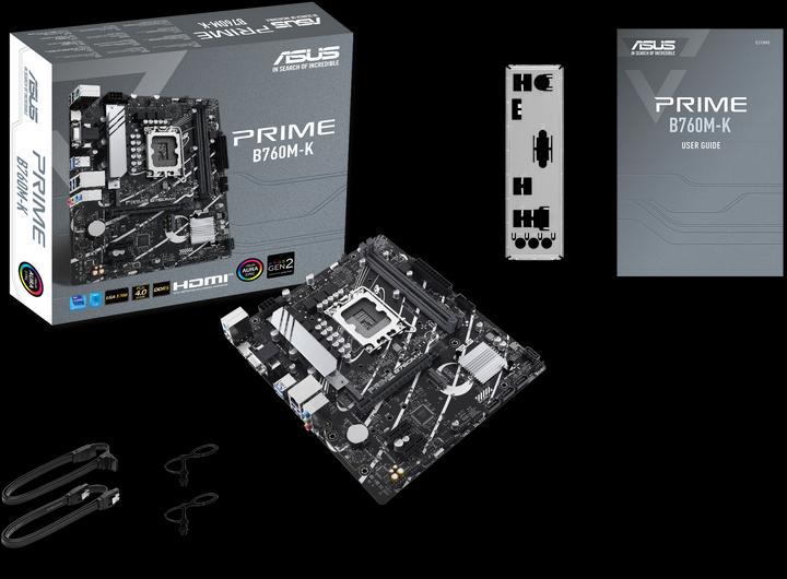 Produktbild ASUS PRIME B760M-K (LGA 1700, Intel B760, mATX)