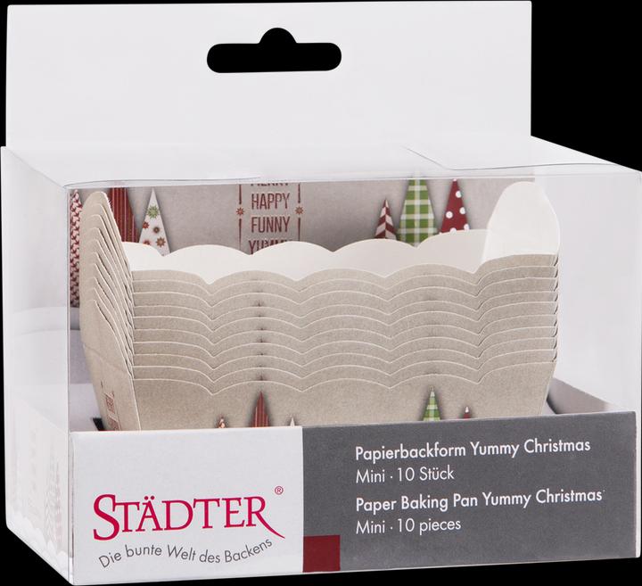 Produktbild Städter Papier-Backform Yummy Christmas 7x4x4 cm 10er (7 cm)