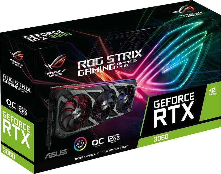 Actual product image ASUS ROG STRIX RTX 3060 O12G-V2 GAMING (12 GB)